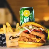 Sliders | Onion Rings Crispy Chicken Meal